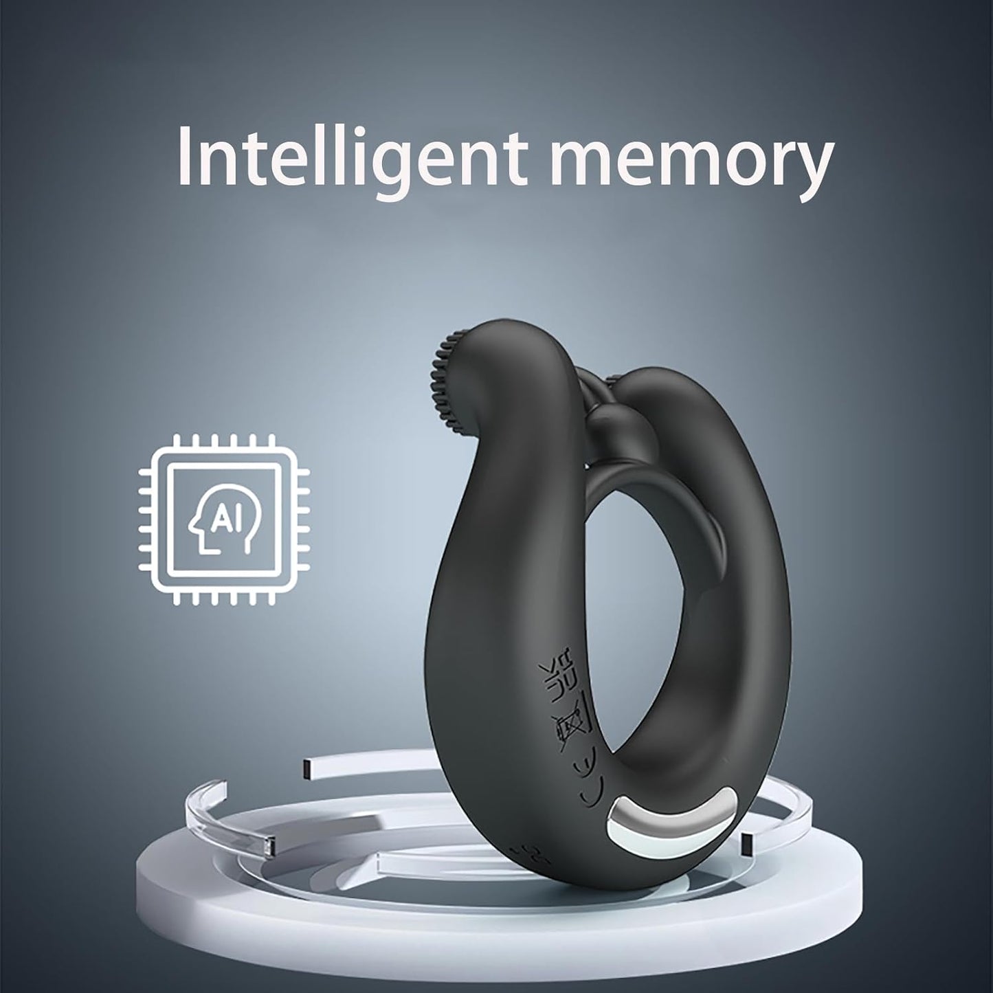 Smart Cockring Penistrainer Vibrator Masturbatoren mit 12 Vibrationsmodi