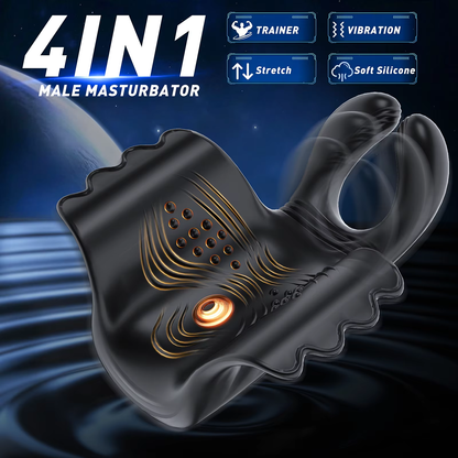 Automatischer Masturbator Penistrainer Vibrator Stimulator mit 10 Schwing und 10 Vibrationsmodi