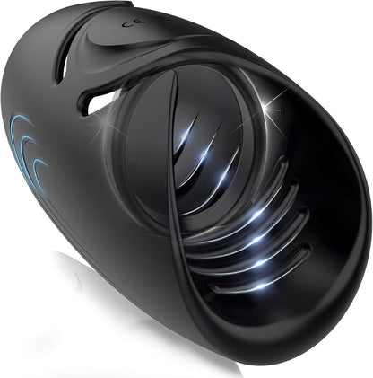 Elektrische Penis Trainer Vibrator Masturbator  mit 10 Vibrationsmodi & 40 ℃ Heizung