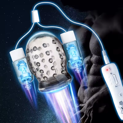 Eicheltrainer Stimulator Vibrator Massage Masturbatoren mit 10 Vibrationsmodi