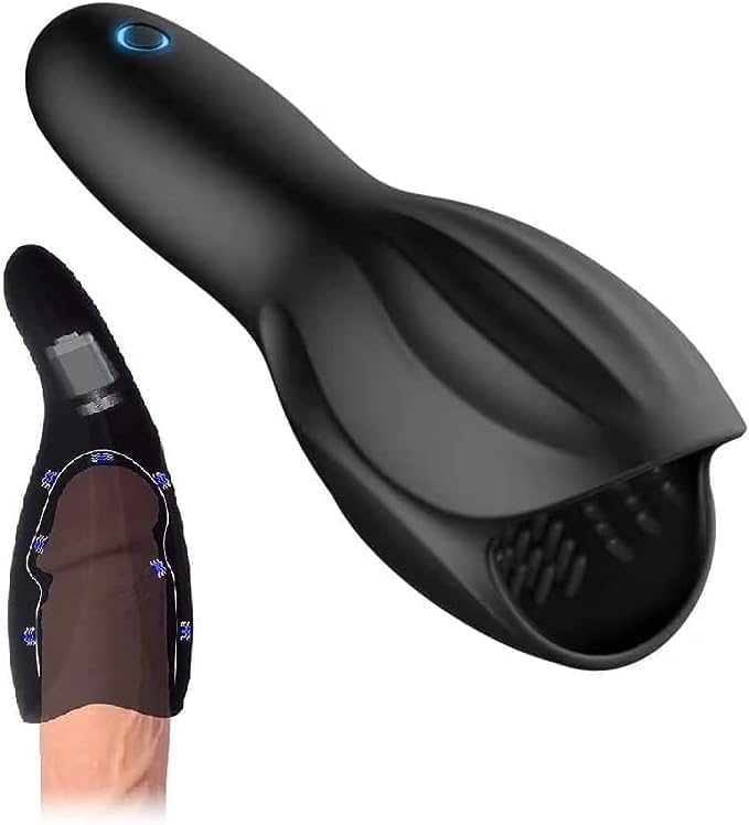 Automatische Penistrainer Vibrator Eichel Stimulator Massagegerät mit 9 Vibrations
