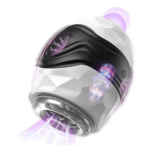 Elektrische masturbator Automatische penistrainingvibrator met 10 vibratiemodi 