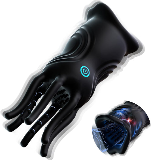 Elektrische Penisterainer Eichel Stimulator Masturbatoren mit 10 Vibrationsmodi