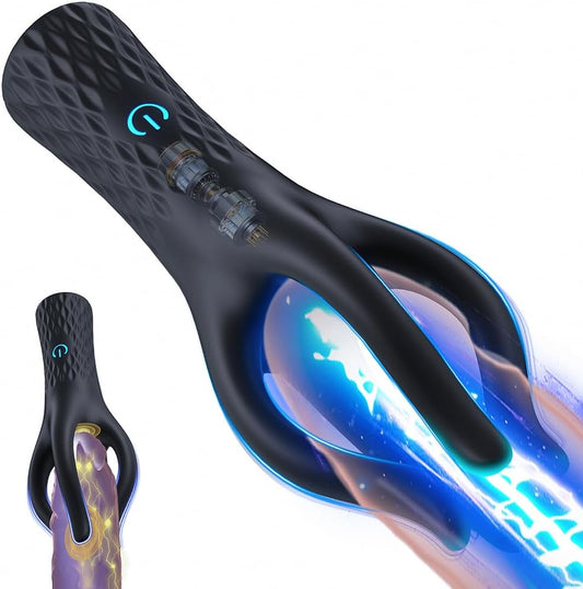 Penistrainer Eichelvibrator Stimulator Massage Masturbator mit 10 Vibrationsmodi