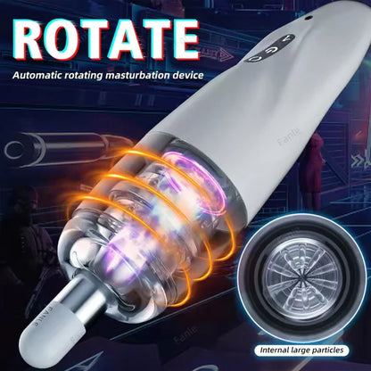 Automatische Rotation Masturbator Blowjob Maschine mit 10 Vibrationsmodus