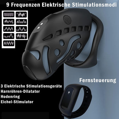 Elektroschock-Keuschheitsschloss Male Stimulator Penisringe Masturbatoren