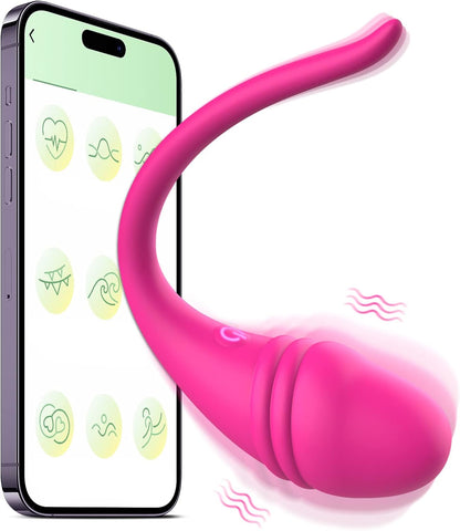 Vibrator Sexspielzeug mit App and Bluetooth Remote Control Vibratoren mit 10 Vibrationsmodi