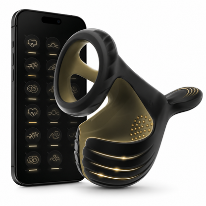 Hodentrainer Cock Ring Penistrainer Vibrator Massagegerät mit 10 Vibrationsmodi