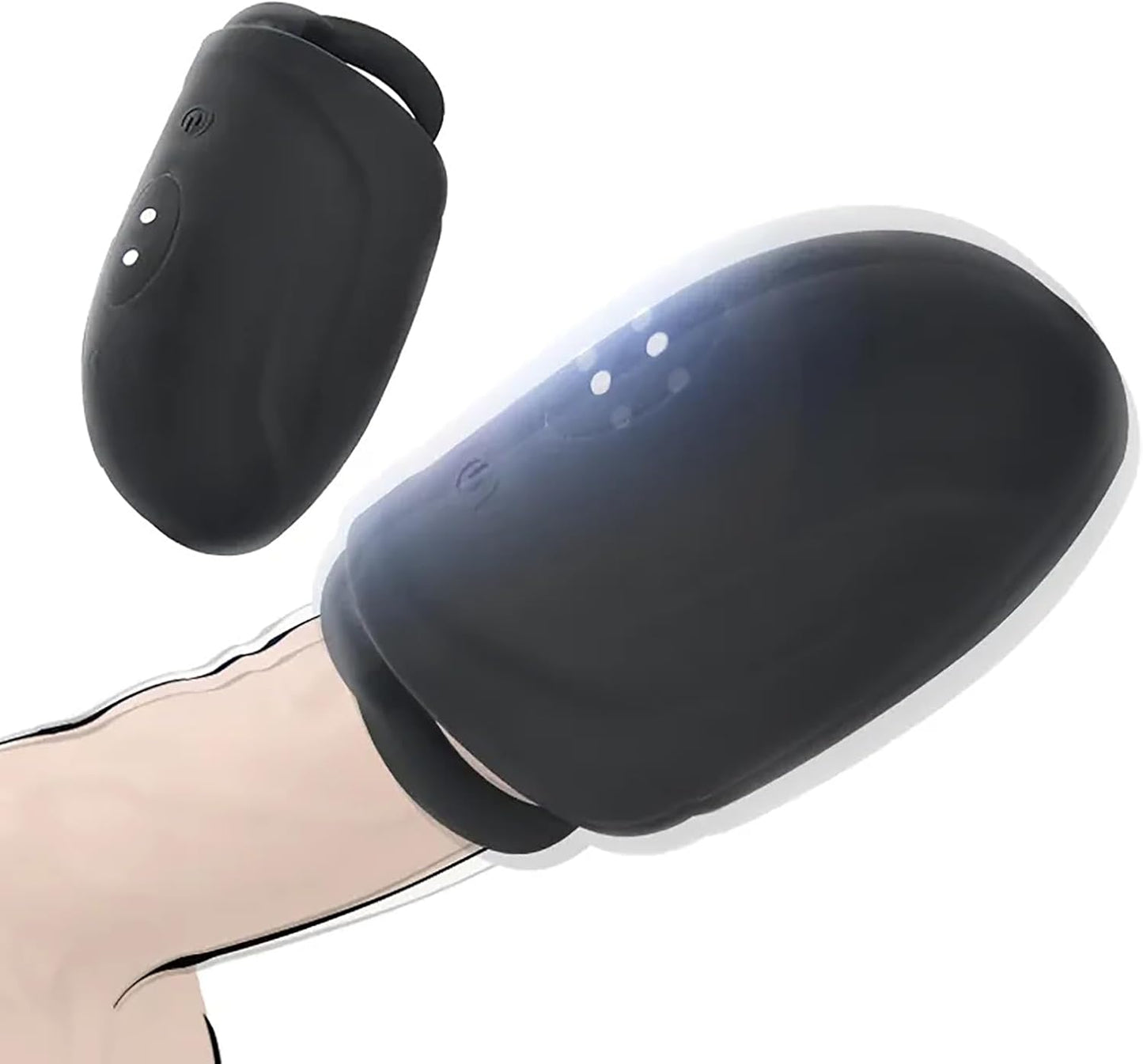 Elektrische Eichel Stimulator Penis Trainer Vibrator Masturbatoren mit 10 Vibrationsmodi