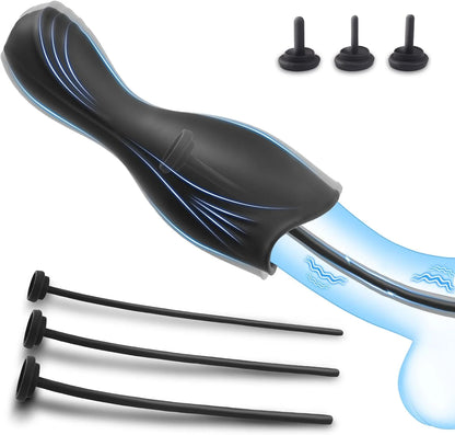 Eichel Stimulator Dilator Harnröhre Penistrainer Vibrator mit 10 Vibrationsmodi