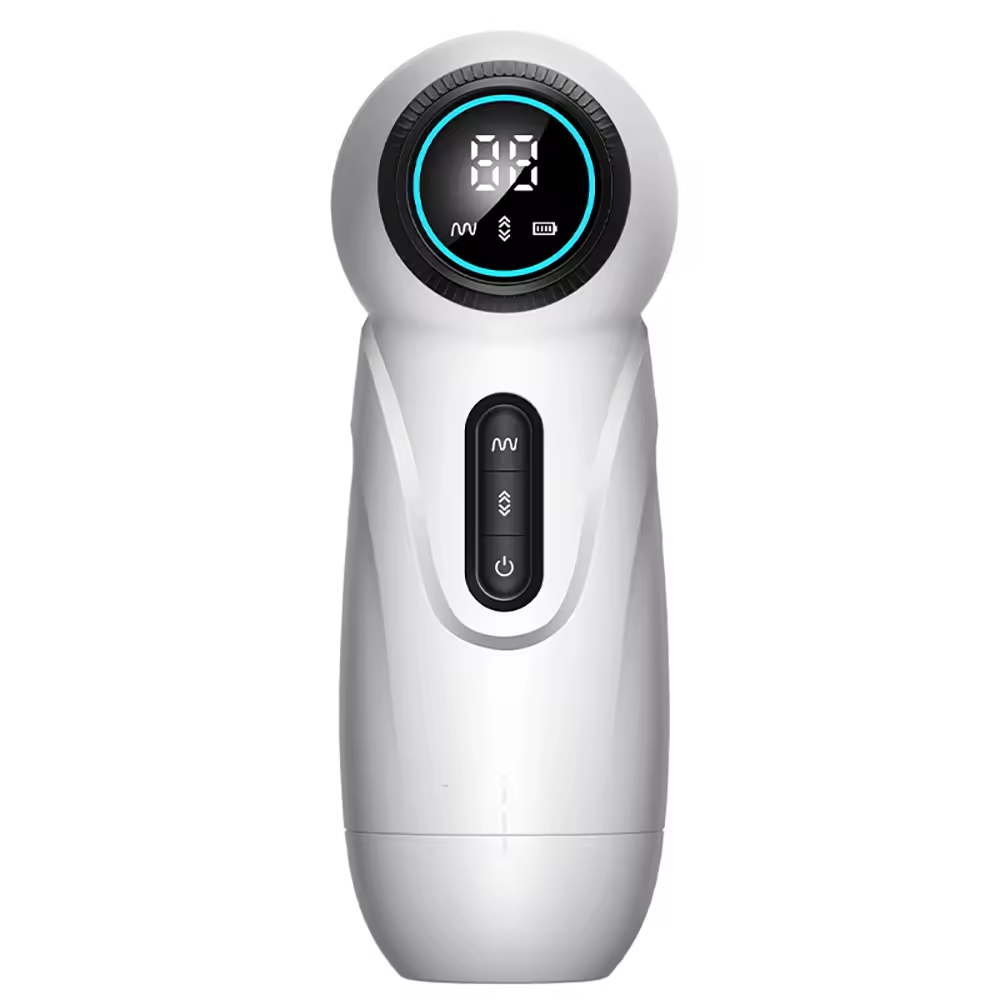 Automatische Masturbator Blowjob mit 10 Geschwindigkeit & Vibrieren & 4 Teleskopfunktion
