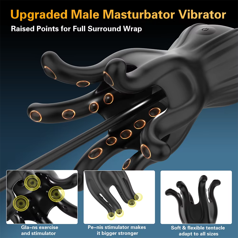 Eicheltrainer Penis Massagegerät Harnröhren Stimulator mit 10 Vibrationsmodi