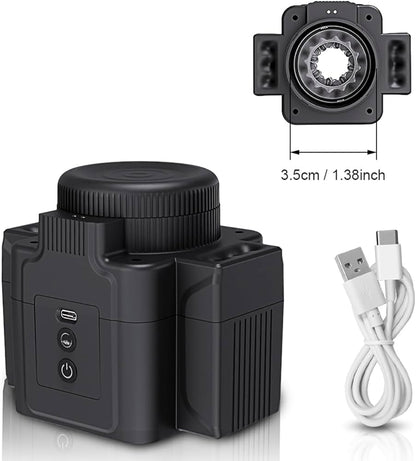 Smart Camera Masturbatoren Stroker Blowjob mit 7 Rotierenden 7 Stoß & 7 Vibrationsmodi