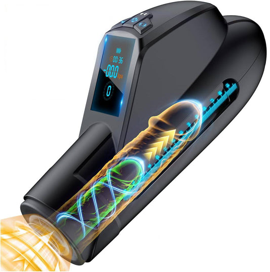 Automatische Penispumpe Masturbator Sex Machine mit 9 Saugschichten & 9 Trainingsmodi