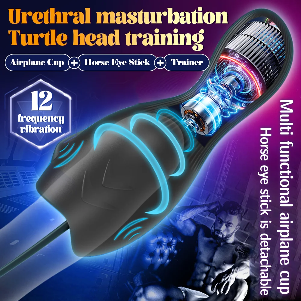 Eichel Stimulator Dilator Harnröhre Penistrainer Vibrator mit 10 Vibrationsmodi