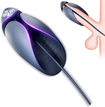 Elektrisch Dilator Harnröhre Vibrator Eichel Stimulator mit 10 Vibrationsmodi