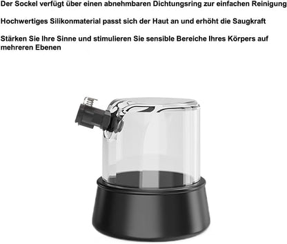 Penispumpen Eichel Streckt Masturbator Vakuum Pumpe mit Handpumpe
