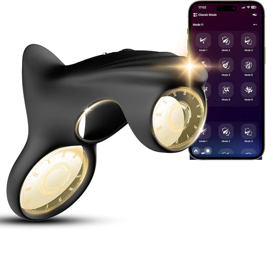 Elektrischer Cockring Penistrainer Masturbatoren mit 9 Vibrationsmodi