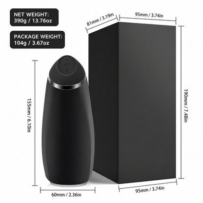 Elektrische Oral Penis Trainer Vibrator Masturbator mit 7 Stoßenmodi & 14 Vibrationsmidi