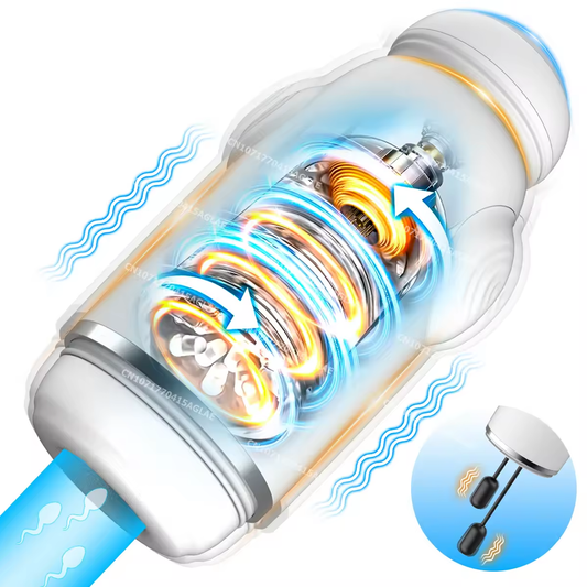 Automatischer Masturbator Penis Stroker Blowjob mit 10 Schwingungsmodi