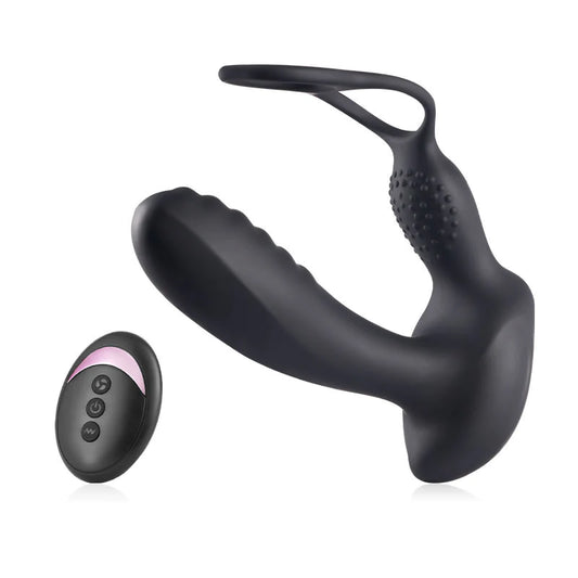 ANAL INNOVATOR 10 Vibration Prostate Vibrator with Cock Rings REG