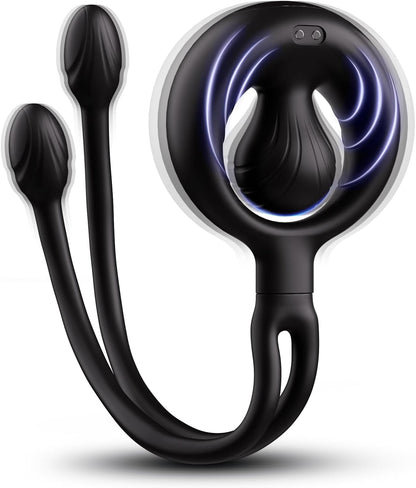 Penisring Trainer Taint-Stimulator Analplug Prostata Massagegerät mit 10 Modi