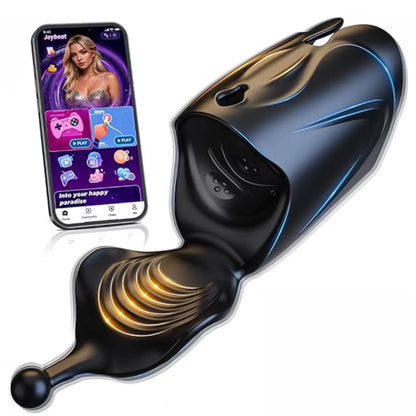 Elektrischer Masturbationsbecher Penistrainer Vibrator Trainer mit 10 Vibrationsmodi