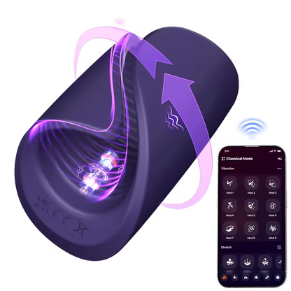 Bluetooth Penis Verzögerung Trainer Schwanz Ring Glans Massager mit 10 Vibrationen