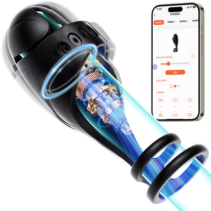 Elektrischer Penisring Eichelvibrator Masturbator mit 10 Vibrationsmodi