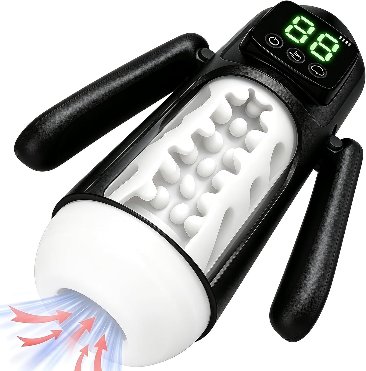 8 IN 1 Automatischer Masturbator Stroker Blowjob mit 7 Vibrationsmodi und Saugmodi