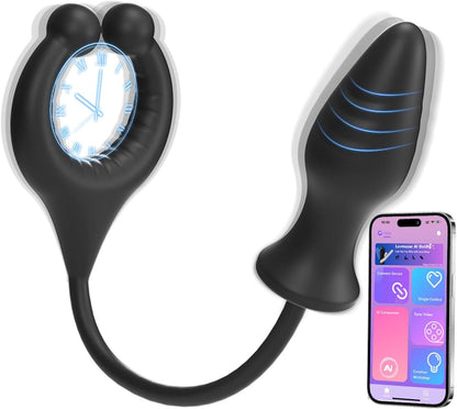 Anal Vibrator Dildo Prostata Stimulation Penisring mit 10 Vibrationsmodi