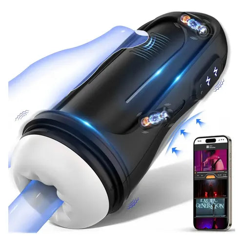 Automatischer Masturbator Stroker Blowjob Sexmaschine mit 10 Vibrationsmodi