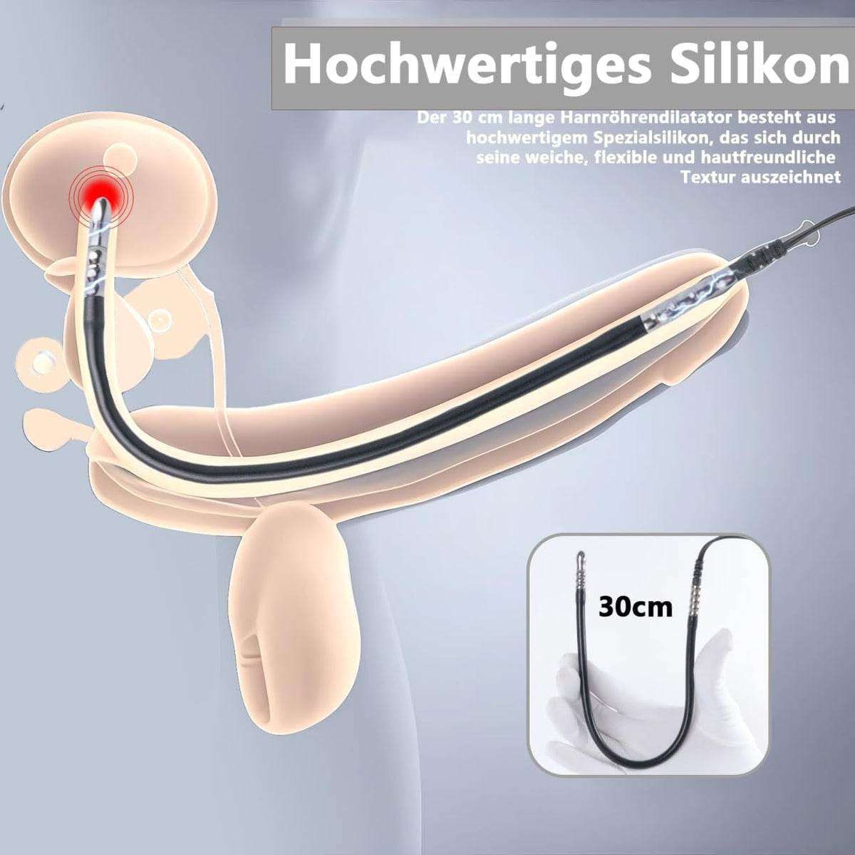 Harnröhren Vibrator Penis Plug Prostata Stimulation mit 10 Vibrationmodi