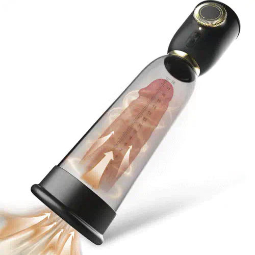 Royal Penile Pump 2-in-1 stretchtraining omvat 6 zuigmodi + 5 druk 