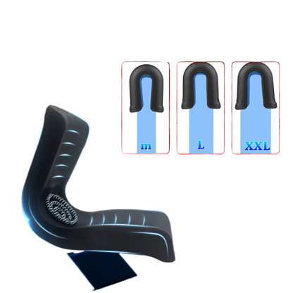 Bite Penistrainer Vibrator Eicheltrainer mit 10 Beiß und Vibrationsmodi