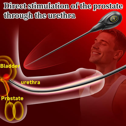 Urethral Dilator Dilatoren Penis Plug Stimulator Vibrator mit 10 Vibrationsstufen