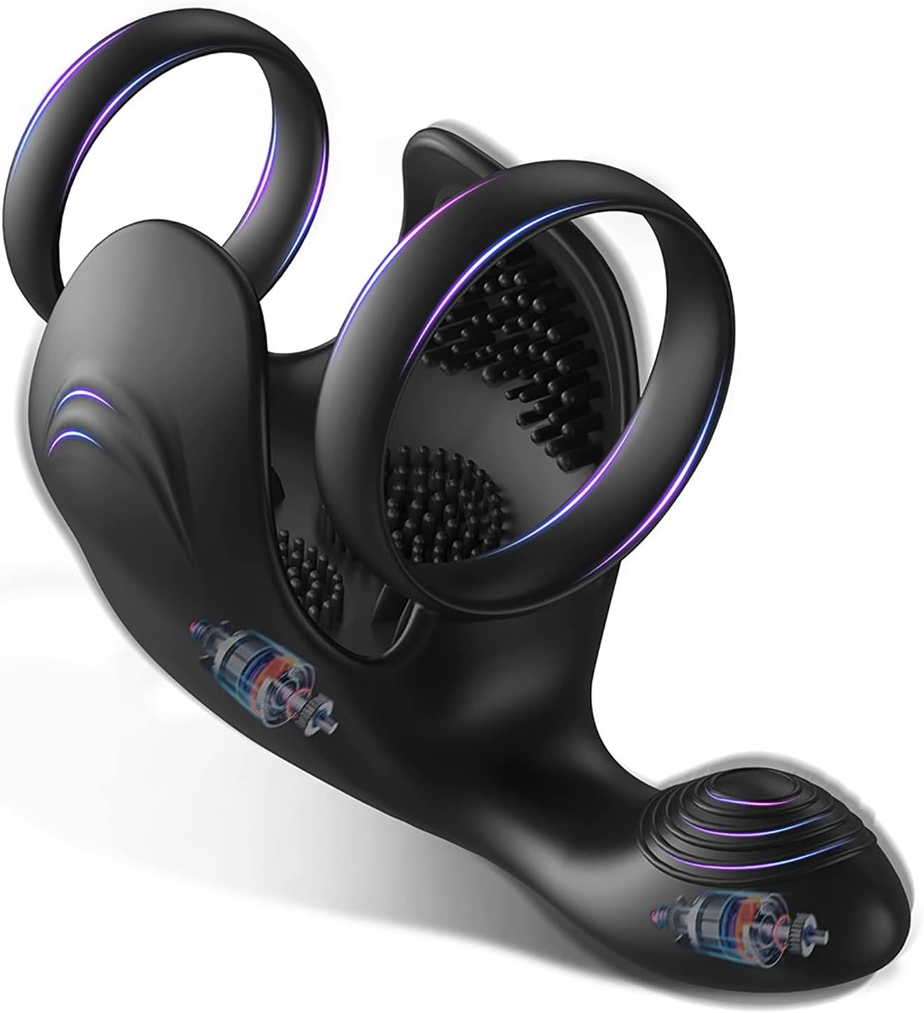 Penistrainer Vibrator Cock Ring Eichel Massager mit 10 Vibrationsmodi