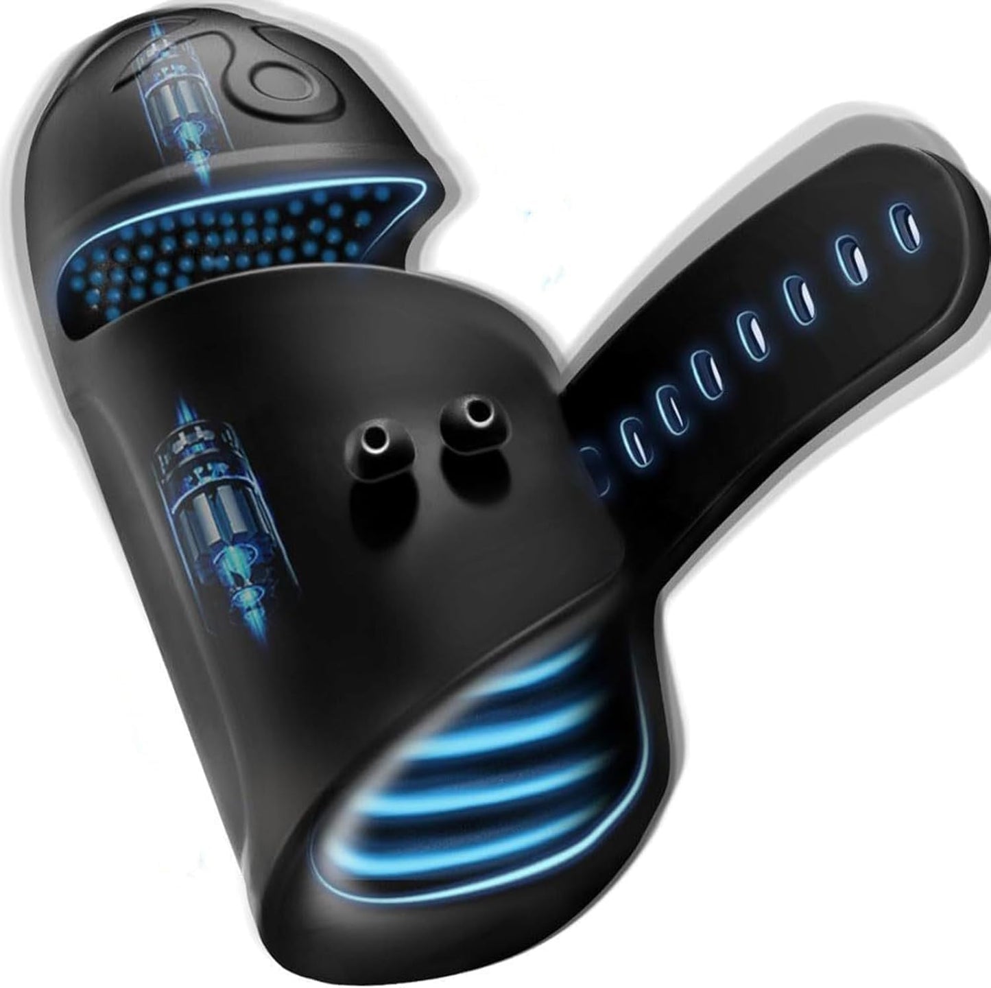 Einstellbarer Elektrische Penis Vibrator Eichelstimulator mit 10 Vibrationsmodi