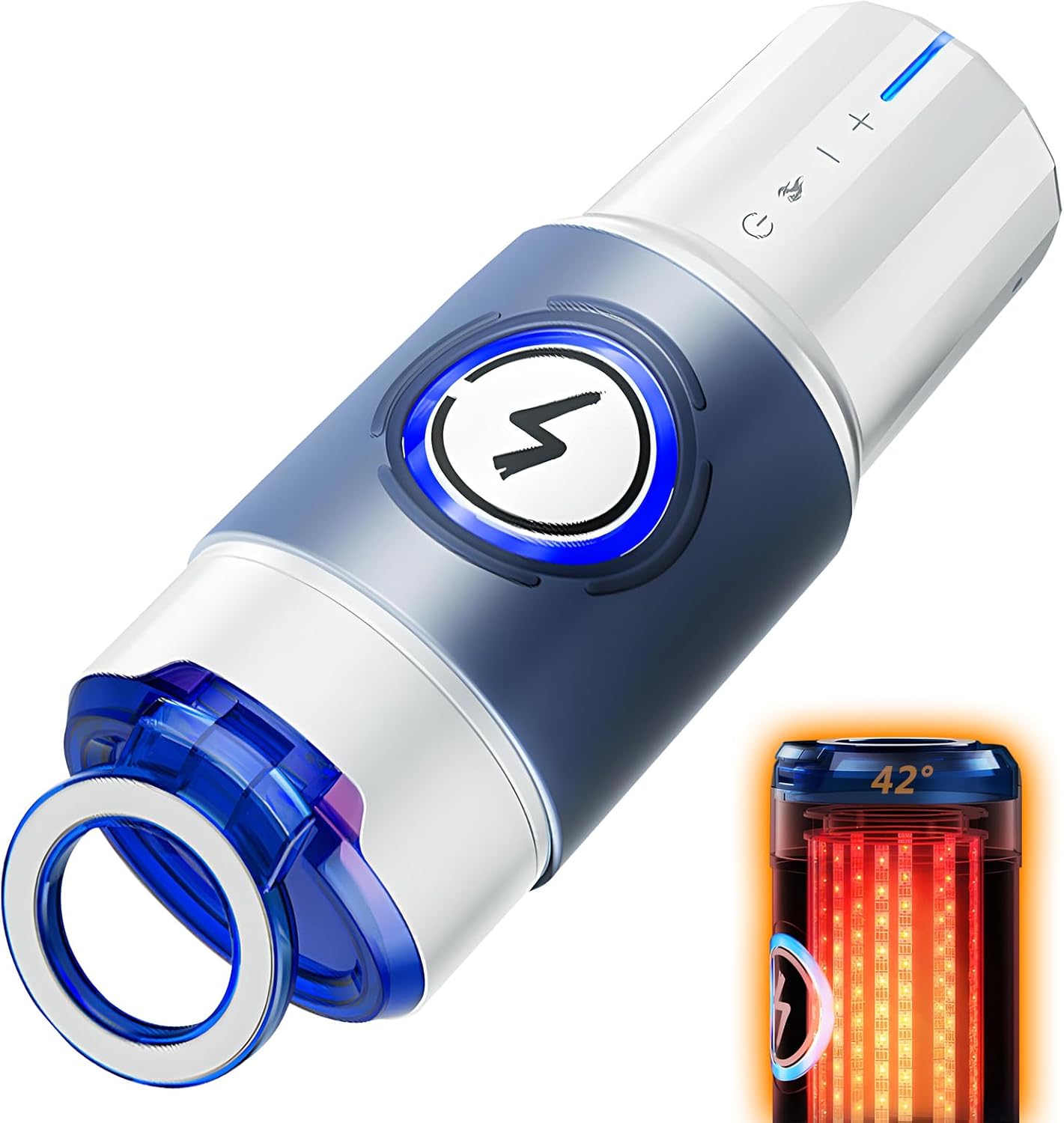 Leten 4 in 1 Automatische Masturbieren mit 6 Vibrationsmodi 6 Saugmodi Heizfunktion