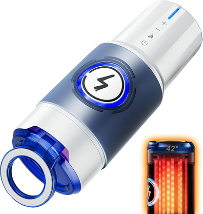 Leten 4 in 1 Automatische Masturbieren mit 6 Vibrationsmodi 6 Saugmodi Heizfunktion