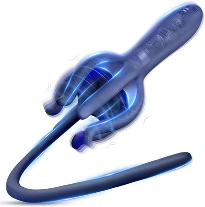 360° Tentakel Wrap Penisvibrator Eicheltrainer Stroker mit 10 Trainings und Vibrationsmodi