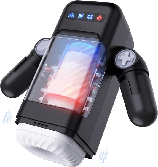 3-in-1 Robot Masturbator mit Teleskop Vibration Heating Funktion