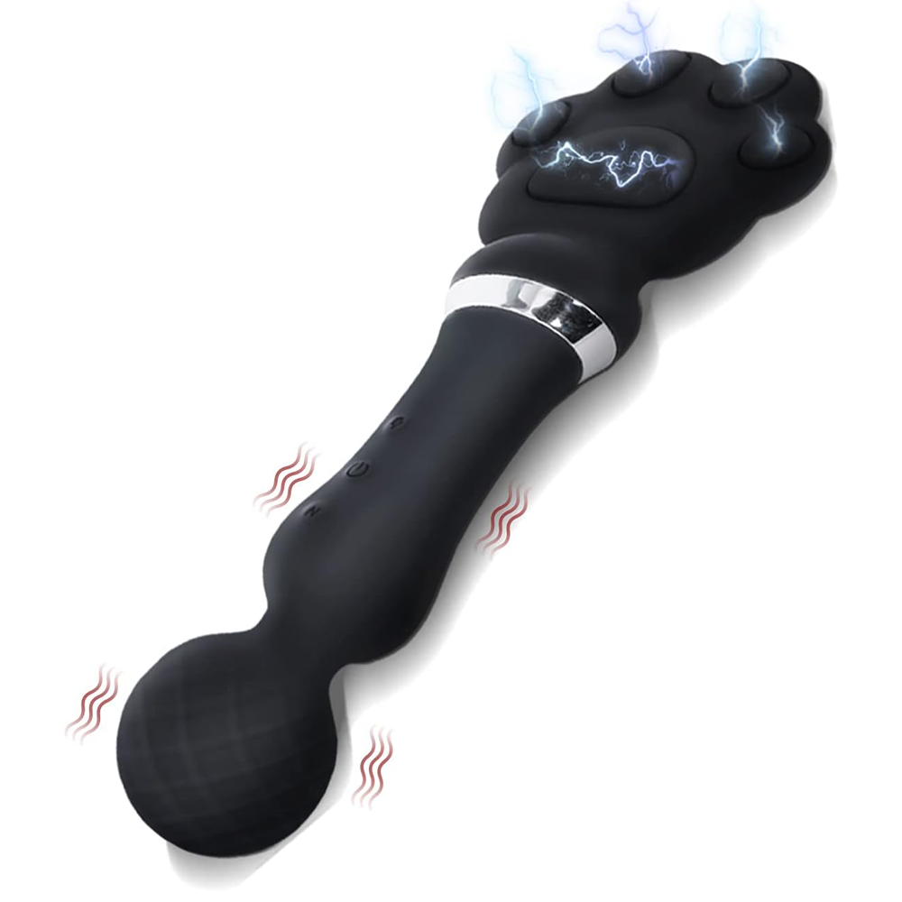 Katzenkrallen Fleischbällchen E-stim Vibrator mit 10 Vibration & Puls-Elektroschock