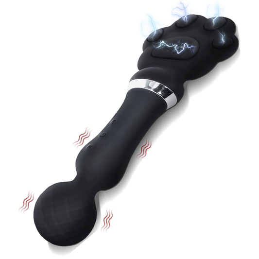 Katzenkrallen Fleischbällchen E-stim Vibrator mit 10 Vibration & Puls-Elektroschock