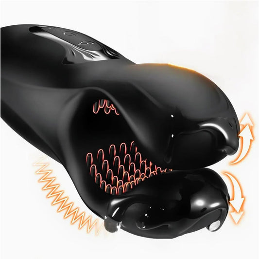 3-in-1 Penismassagegerät Penis Trainer 10 Beißmodus und 10 Vibrationsmodus