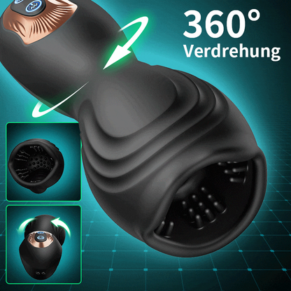 Oralse Penis Vibrator Eichel Trainer Masturbieren mit 10 Vibrationsmodi