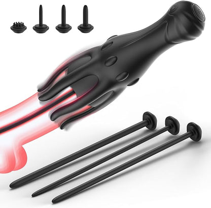 Penis Vibrator Stimulator Set Harnröhrenstimulatoren mit 10 Vibrationsstufen