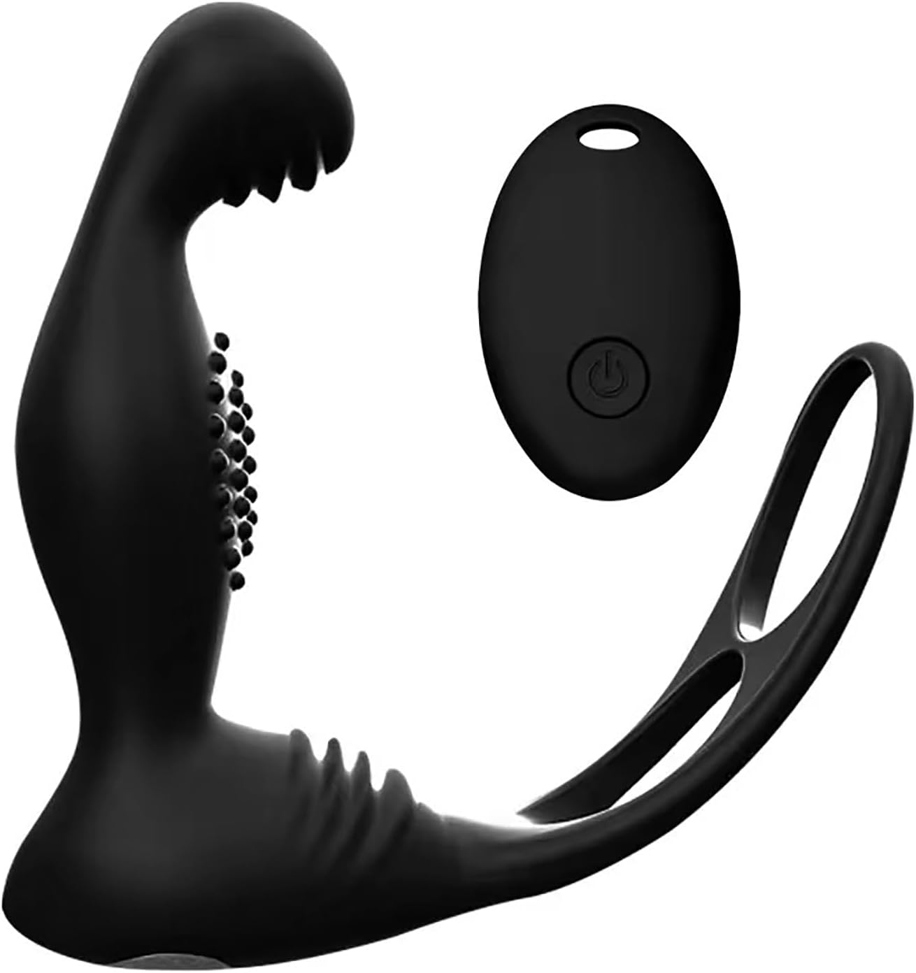 Analvibratoren Buttplug Prostata-Massagegerät Penisring Stimulator mit 10 Vibrationsmodi