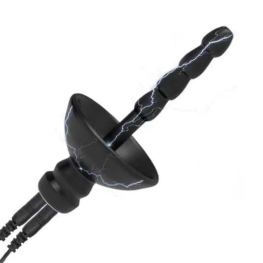 Elektro Shock Penis Trainer Weich Silikon Harnröhren Dilatatoren Penisplug Set