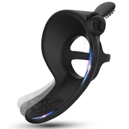 Intelligenter Elektrische Penistrainer Cockring mit 10 Leistungsstarken Vibrationsmodi